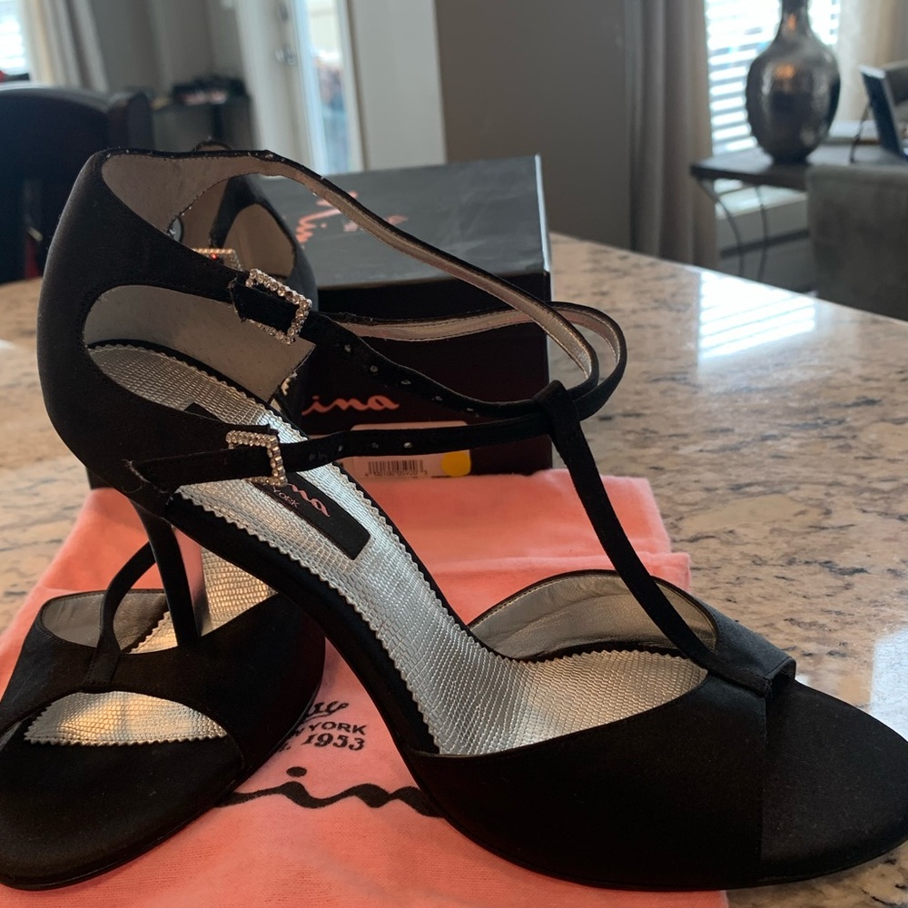 Nina Satin Heels